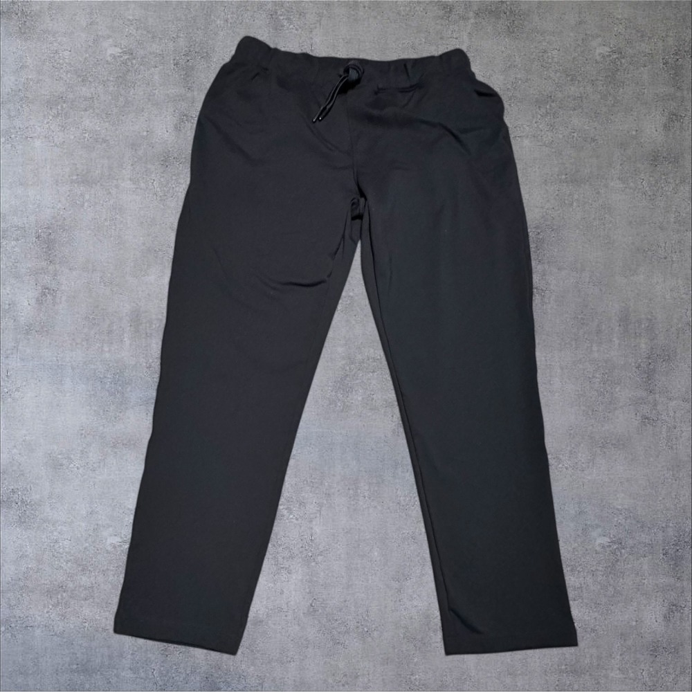 Yogipace Black Straight Leg Yoga Pants Womens Small Drawstring Pocket Activewear